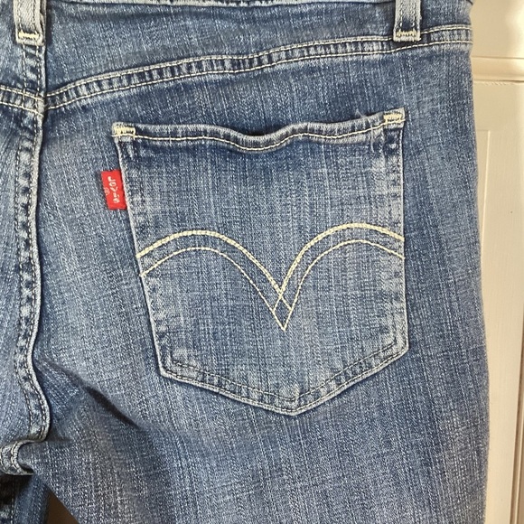 Levi 518 Super Low Women’s Denim Distressed Bootcut Jeans. Sz.See Measurements. - Picture 5 of 6